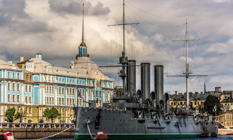 Cruiser Aurora St Petersburg Russia
