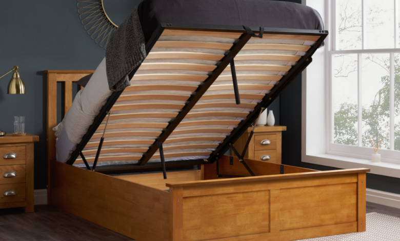 Small Double Ottoman Bed