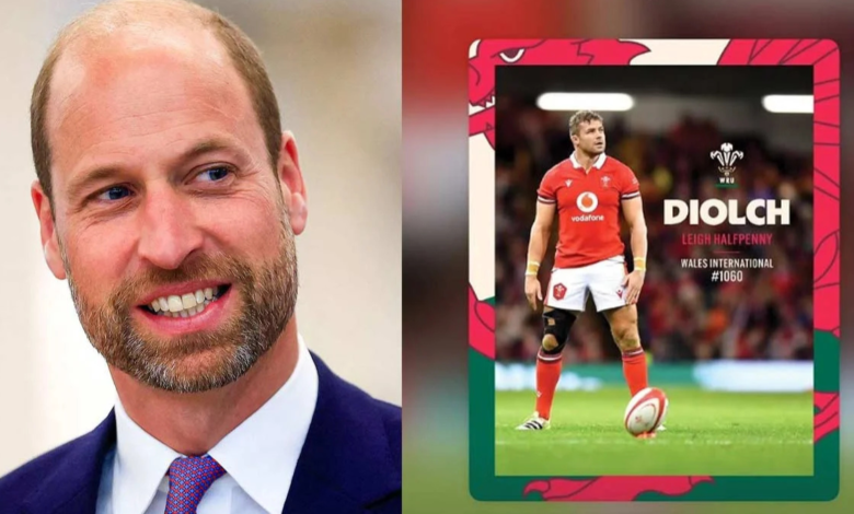 Prince william wales rugby message