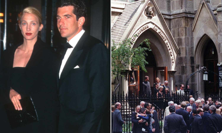 funeral carolyn bessette kennedy
