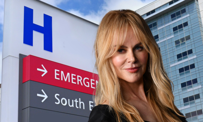 nicole kidman went to the hospital after filming while sick