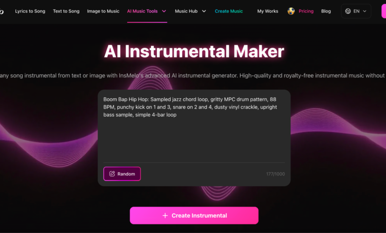 How to Create High-Quality Royalty-Free Instrumental Music From Text With InsMelo