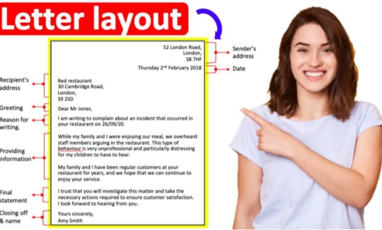 Formal Letter Structure