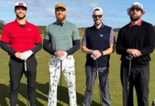 travis kelce golf trip oregon