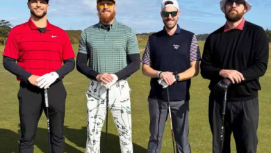 travis kelce golf trip oregon
