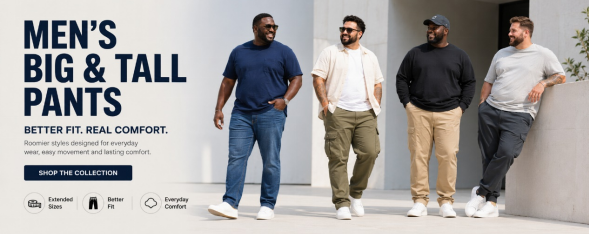 Your Guide to Shopping Big and Tall Pants