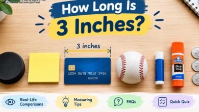 how long is three inches